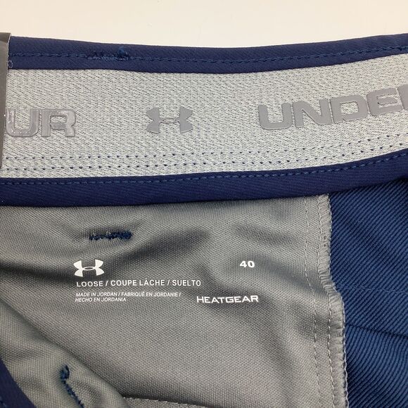 Under Armour Mens Heat Gear Loose Fit Shorts Blue Size 40 (Actual 38) NWT - Picture 13 of 15